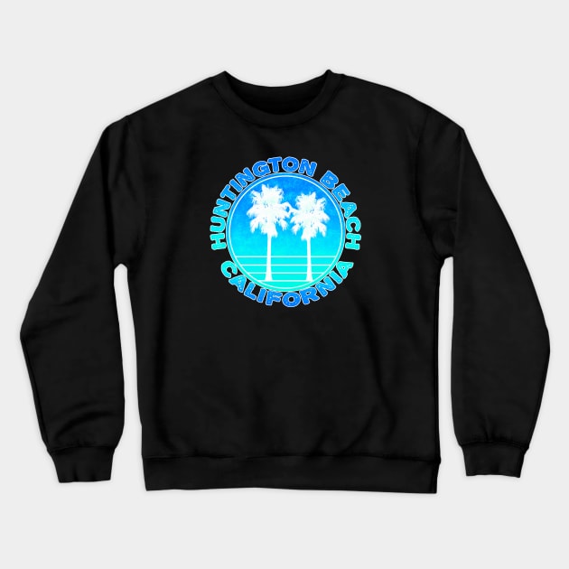 Surf Huntington Beach California Surfing Crewneck Sweatshirt by heybert00